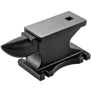 Enclume en acier de qualité industrielle à haute dureté avec plaque frontale de 10 1/2 pouces, largeur de 5 pouces, longueur de la corne de 7 1/2 pouces - Nouveau design, outils de forgeron - Product Image 1