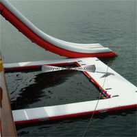 Parc aquatique de loisirs, piscines flottantes antidérapantes pour yachts, plateforme de baignade gonflable pour bateaux de plaisance