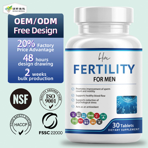Integratori di vitamine a base di erbe per la fertilità maschile pillole booster prodotti di supporto con L-arginina Omega <span class=keywords><strong>3</strong></span> per gli uomini - Product Image 1