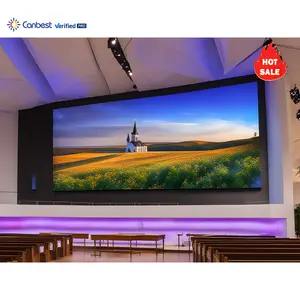 P1.8 P2.5 Indoor Bildschirm Led-Anzeigen-Bildschirm-Panel für große Kirchenhintergrund öffentliche Kulissen Led-Videowandpanel