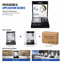 Support d'affichage en acrylique personnalisé pour écouteurs sans fil avec lumière LED, présentoir pour accessoires d'écouteurs sportifs