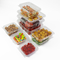 16oz scharnierende, manipulatiebestendige deksel voor huisdierenverpakkingen, manipulatiebestendige verpakking, manipulatiebestendige deli-containers voor gedroogd fruit