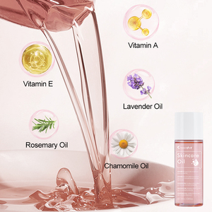 OEM, huile de soin pour la peau multi-usage à la vitamine E, huile de camomille et de romarin pour éliminer les vergetures, hydratation en profondeur, huile de soin pour la peau du corps - Product Image 5