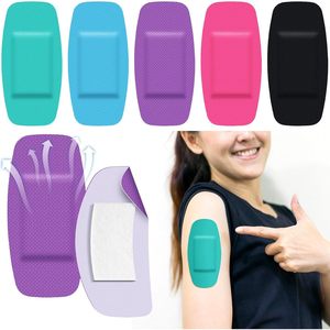 5x10cm elastic fabric bandage for arms, legs, and waist in a drum shape, cartoon style, elastic, hemostatic, and <b>waterproof</b>. - Product Image 3