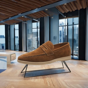 Chaussures habillées pour hommes les plus vendues, mocassins décontractés à enfiler, semelle extérieure en caoutchouc, tendance mode, mariage, affaires, PU, été, automne - Product Image 3