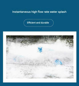 Aérateur de bassin à poissons à 3 hélices flottantes, haute puissance 220V, pompe à oxygène pour aquaculture, machine d'aération pour bassin domestique et agricole - Product Image 5
