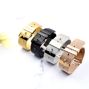 0.4 filo 10 12 14 16 18 20 22 24 MM Shinning 304 acciaio inossidabile cinturino Milanese anello su misura maglia metallica per orologi - Product Image 1