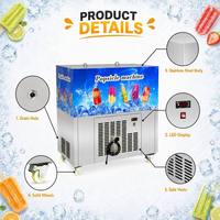 Machine à glace molle efficace CY80-2 en acier inoxydable, 1,5 CV, refroidissement automatique, pour petites entreprises