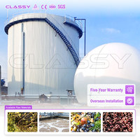 Digesteur anaérobie de qualité supérieure pour le traitement des déchets organiques, système de production de biogaz et de méthane à partir de fumier d'élevage
