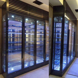 Armoire de réfrigérateur à vin électrique porte en verre trempé isolée personnalisée 304 SS fort contrôle de la température de la cave à vin ménage - Product Image 3