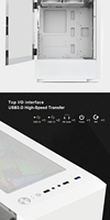 Hot Selling Cheap PC Case R12 White Metal Mesh Gaming Cabinet Case Atx ITX Motherboard Middle Tower Pc Computer Case