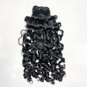 2024 Neuankömmling Cambodian Bouncy Deep Wave Lockiges Haar Weaving 100% Raw Full Cuticle Virgin Human Deep Wave Bundles