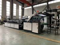 Machine à plastifier flûte entièrement automatique à grande vitesse pour la fabrication de cartons