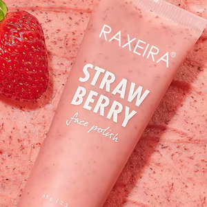 Produits de soins de la peau exfoliant hydratant <span class=keywords><strong>gommage</strong></span> corporel à la fraise gel nettoyant blanchissant pour le visage et le corps <span class=keywords><strong>gommage</strong></span> du visage - Product Image 5