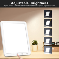 Lampe de luminothérapie sans UV 10000 Lux à angle réglable, vente directe usine, pour maison, bureau, chambre, lampe d'ambiance LED anti-stress