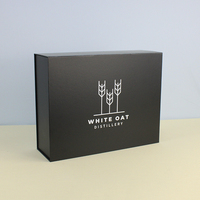 Boîte cadeau personnalisée de luxe A4 en carton rigide avec fermeture magnétique, design personnalisé, gaufrage, finition brillante ou mate