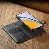 Étui portefeuille de protection magnétique en cuir PU fait main avec insertion de cartes pour OnePlus Nord N200/Ace/10R