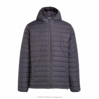 Veste d'hiver chaude à capuche légère pour homme