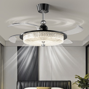 Ventilador de Techo Invisible con Aspas de ABS y Estilo Nórdico Dengye Lighting para Sala de Estar y Comedor - Product Image 1