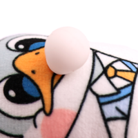 Porte-clés en peluche personnalisé avec photo, breloque de sac, mini-poupée douce qui couine, accessoire de sac à dos, article de support pour fans, cadeau unique