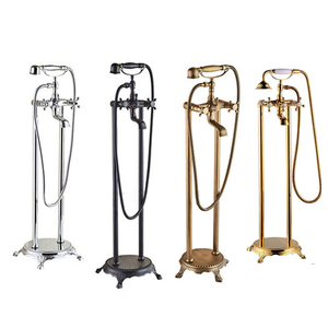 Mitigeur moderne en laiton et céramique pour baignoire, avec douchette téléphonique sur pied HD-M18, corps principal en laiton et durable - Product Image 6
