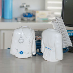 डॉक्टर कोट आकार प्लास्टिक पेन धारक - Product Image 4