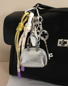 Borsa a catena a cinque punte con ciondolo a forma di stella intrecciata con ciondolo in corda di lusso leggero e alla moda - Product Image 5