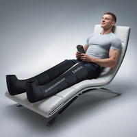 Massage des jambes Beoka 5 niveaux Réglage du mode de massage Massage profond Bottes de récupération des muscles Bottes de compression par compression d'air