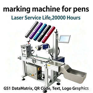 Máquina de Marcado Láser UV Mopa de Alta Velocidad con Función de Clasificación Automática para Codificación Permanente en Lápices de Cejas Cosméticos - Product Image 1