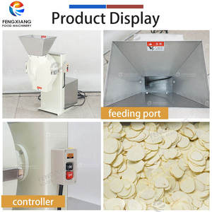 FC-315 Commercial Vegetable <b>Slicing</b> Machine Arrowhead Garlic Ginger Onion Chips Slicer Machine - Product Image 3