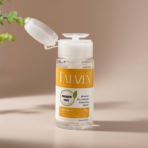 <b>Private</b> <b>Label</b> Purifying Cleansing <b>Water</b> Gentle Cleansing Oil OEM ODM <b>Micellar</b> <b>Water</b> Face Eye Base Facial Cleanser Makeup Remover - Product Image 1