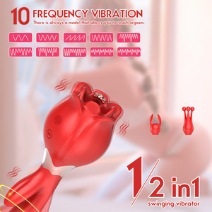 Rose Swing Vibrador Toy Big Boob Estimulador das Mulheres Clitóris Feminino Massageador Adulto Produtos Adulto Produtos - Product Image 2