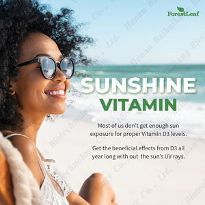 Produk laris Vitamin D3 Softgel perawatan kesehatan Vitamin D3 manfaat untuk menjaga struktur tulang - Product Image 3
