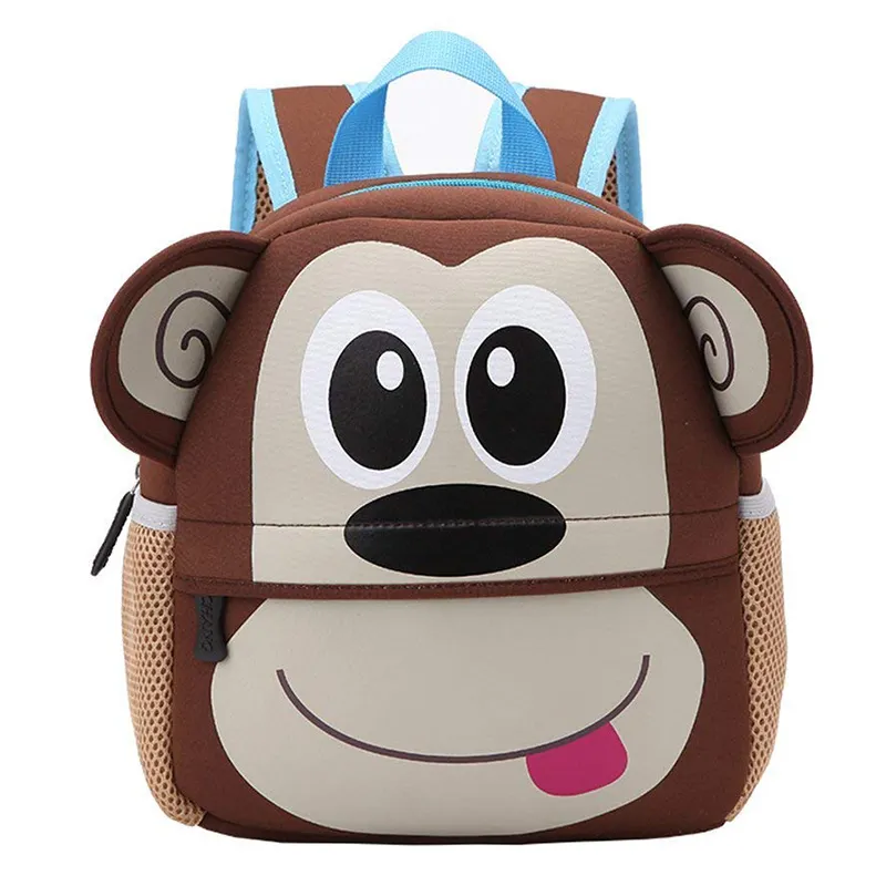Cute Girls Cartoon Backpack Waterproof Toddler Children Kindergarten Neoprene School Backpack Bag for Kids