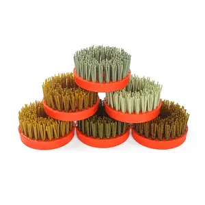 <span class=keywords><strong>แปรง</strong></span><span class=keywords><strong>ลวด</strong></span>เหล็กขัดเพชรทรงกลมขนาด 4 <span class=keywords><strong>นิ้ว</strong></span> 110 มม. สำหรับขัดและเจียรหิน - Product Image 1