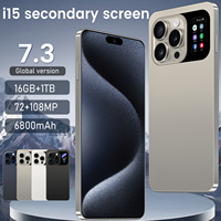 Smartphone original Phone 15 Professional Max, smartphone robuste professionnel double SIM 3G 4G, téléphone 60