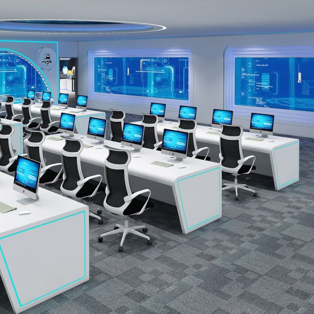 Modern Luxurious High Quality Multi-Staff Computer Game Desk for Office Workstation