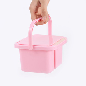 Multi Function <b>Pen</b> Wash Bucket <b>Pink</b> Plastic Art Supply With Lid For Painting Brush Cleaning And Mixing Colors - Product Image 5