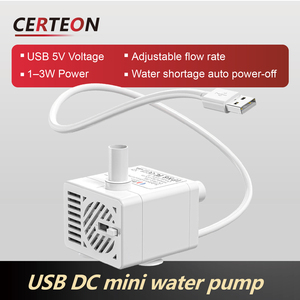Pompa celup mini USB 5V DC tanpa sikat Sangat tenang dan dapat disesuaikan untuk akuarium dan air mancur pompa air - Product Image 2
