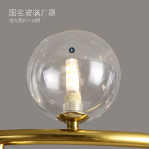 Minimalist Modern Gold Circular Chandelier Led <b>Light</b> Round Design For Living Room <b>Dining</b> Room Bedroom Nordic Style Luxury - Product Image 5