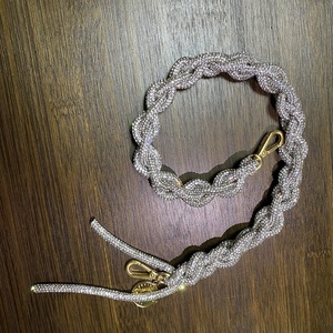 Strass fatti a mano iPhone guinzaglio borsa di lusso catena e cordino in pietra di cristallo diamante <span class=keywords><strong>tracolla</strong></span> per Smartphone - Product Image 2