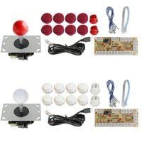 Joystick de jeu d'arcade PC, boutons poussoirs colorés, vente directe d'usine, kit Original,