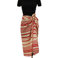 Top qualité plage produit plage paréo robe 50% Rayon50 % coton sarong une pièce plage robe portefeuille