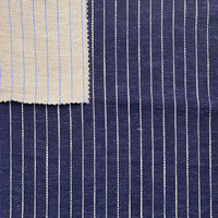 Vente en gros en usine prix de détail fibre de teinture tissée 55% lin 45% viscose tissu mélangé