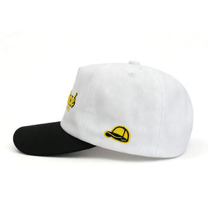 Gorra de Béisbol de Lujo Negra y Blanca con Bordado 3D, Ligera, Resistente al Viento, Personalizada, Unisex, para Adultos, de Tela de Poliéster Twill - Product Image 4