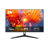 Moniteur de jeu PC 24 pouces, résolution 2560*1440, Full QHD, 180 Hz, prend en charge le montage mural, sans cadre, OEM Factory