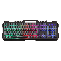 2025 Grande Vente Clavier Mécanique de Jeu Filaire RVB Rétroéclairé Combo Souris Tactile Ergonomique pour Gamers