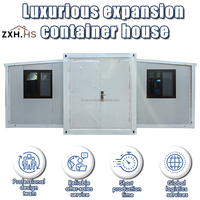 Casa Prefabricada de Lujo de 2 Dormitorios, Villa Moderna en Contenedor de 40 pies, Expandible, Plegable y Completamente Amueblada en Venta
