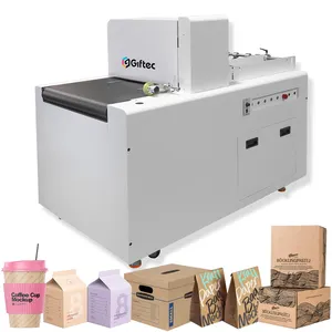 Giftec benutzer definierte Verpackung Seidenpapier Milch box Single-Pass-Drucker digitale Flach bett verpackung Pizza Box Pappkartons Drucker