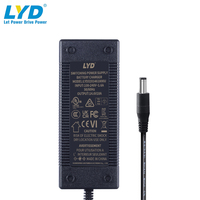 Cargador de Batería de Iones de Litio Multicertificado de 12.6V 13A, Adaptador de Corriente con Certificación CE, FCC, ETL, UKCA, KC para Motocicletas/Scooters Eléctricos